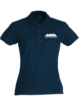 Clique BASIC Polo - Damen - dark navy - Druck beidseitig - 5-Täler-Schule