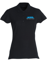 Clique BASIC Polo - Damen - schwarz - 5-Täler-Schule - zweifarbig
