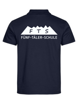 Clique BASIC Polo - Herren - dark navy - Druck beidseitig - 5-Täler-Schule