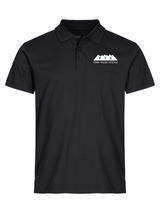 Clique BASIC Polo - Herren - schwarz - Druck beidseitig - 5-Täler-Schule