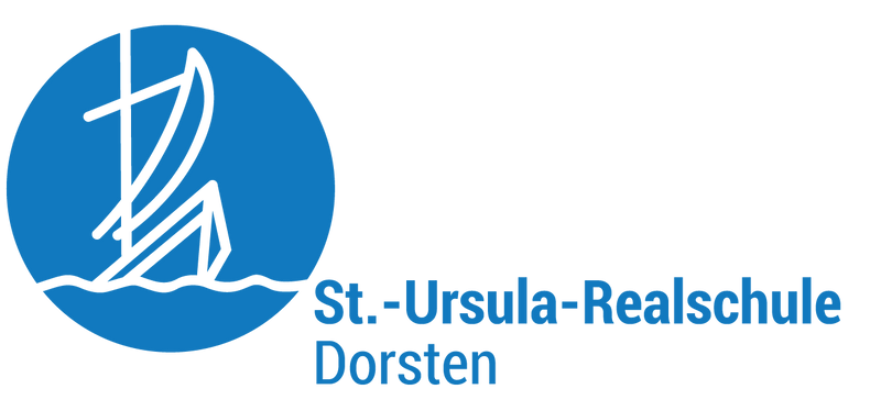 CT Thermoflasche - 500ml - weiß - St. Ursula Realschule Dorsten - Logo since