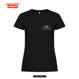 Clique BASIC T - Damen - schwarz- beidseitig bedruckt - Holbein Gymnasium Augsburg
