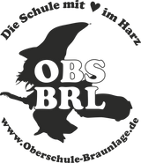 Clique BASIC Pants - Kinder - schwarz - Oberschule Braunlage - Logo Schatten weiß