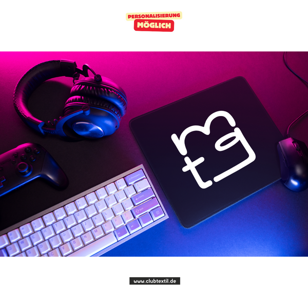 CT Mousepad - schwarz - Maria-Theresia-Gymnasium - Logo