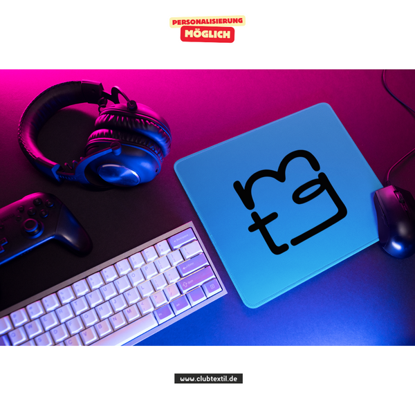 CT Mousepad - blau - Maria-Theresia-Gymnasium - Logo