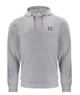 BASIC Hoody - Kinder - melange - Druck beidseitig - Illustration  - Humboldtschule Leipzig