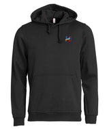 BASIC Hoody - Kinder - schwarz - Druck beidseitig  - Illustration - Humboldtschule Leipzig