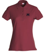 Clique BASIC  Polo - Damen - burgundy - Humboldtschule Leipzig