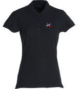 Clique BASIC  Polo - Damen - schwarz - Humboldtschule Leipzig