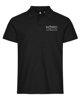 Clique BASIC Polo - Herren - schwarz - Druck beidseitig - Nord Gymnasium Potsdam