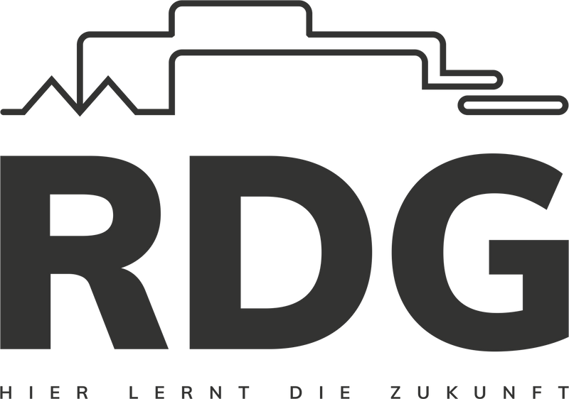 CT Geldbörse - blau - Rudolf Diesel Gymnasium Augsburg - Kopf Logo