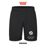 Clique BASIC Active Short - Kinder - schwarz - Mittelschule Karlsfeld - Logo weiß