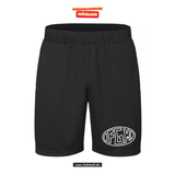 Clique BASIC Active Short - Unisex - schwarz - Mannheim Feudenheim Gymnasium - Logo Schriftzug