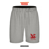 Clique BASIC Active Short - Unisex - grau meliert - Mannheim Feudenheim Gymnasium - Logo Drache
