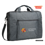 Clique PRESTIGE Briefcase - Laptoptasche - Mittelschule Karlsfeld - Logo bunt
