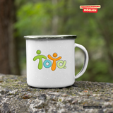 CT Emailletasse - weiß - Torquato-Tasso-Schule München
