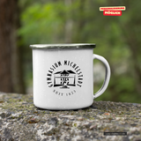 CT Emailletasse - weiß - Michelstadt Gymnasium