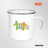 CT Emailletasse - weiß - Torquato-Tasso-Schule München