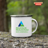 CT Emailletasse - weiß - Reuchlin Realschule Bad Liebenzell