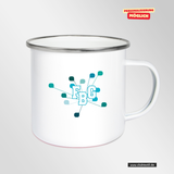 CT Emailletasse - weiß - Büchen Friedegart Belusa GS - Logo