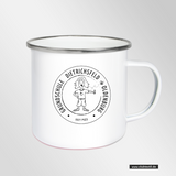 CT Emailletasse - weiß - Oldenburg Grundschule Dietrichsfeld