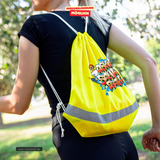 Korntex Gymbag - neon - Oskar-Schwenk-Schule - Logo