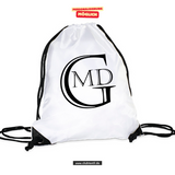CT Gymbag - weiß - Marion-Dönhoff-Gymnasium - Logo schwarz
