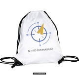 CT Gymbag - weiß - NORD Gymnasium Potsdam - Logo bunt