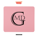 CT Mousepad - rosa - Marion-Dönhoff-Gymnasium - Logo schwarz