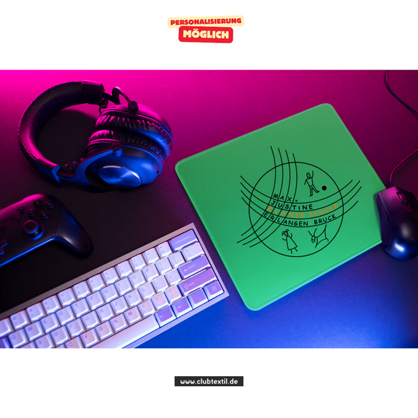 CT Mousepad - grün - Max-und-Justine-Elsner-Schule - Logo