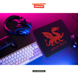 CT Mousepad - schwarz - Mannheim Feudenheim Gymnasium - Logo Drache