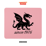 CT Mousepad - Pink - Mannheim Feudenheim Gymnasium - Logo Drache