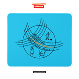 CT Mousepad - blau - Max-und-Justine-Elsner-Schule - Logo