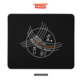 CT Mousepad - schwarz - Max-und-Justine-Elsner-Schule - Logo