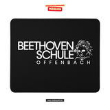 CT Mousepad - schwarz - Beethovenschule Offenbach - Logo