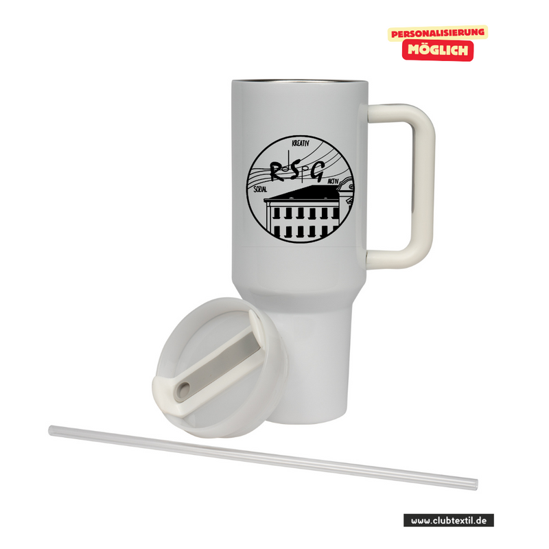 CT Edelstahl-Thermobecher - 1100ml - StanleyCup - Robert Schumann Gymnasium Leipzig - Logo