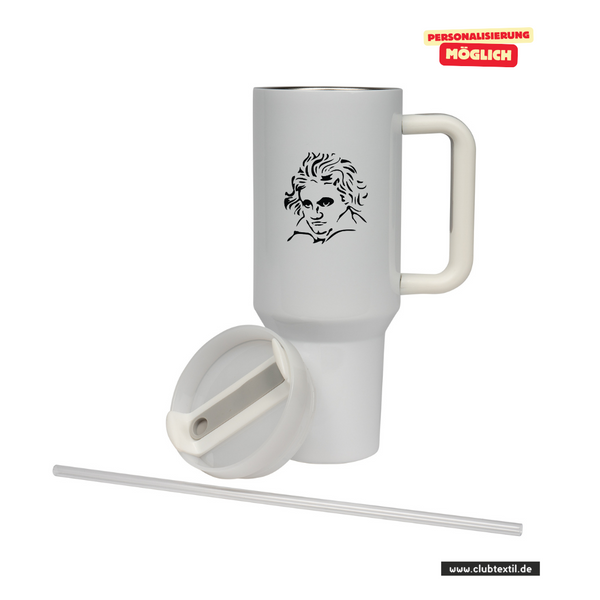 CT Edelstahl-Thermobecher - 1100ml - StanleyCup - Beethovenschule Offenbach - Logo