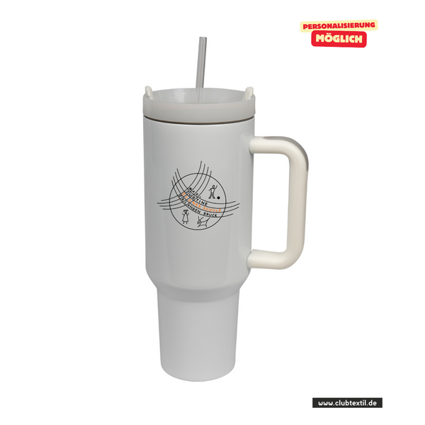 CT Edelstahl-Thermobecher - 1100ml - StanleyCup - Max-und-Justine-Elsner-Schule - Logo