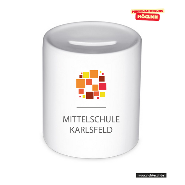 CT Spardose - Mittelschule Karlsfeld - Logo bunt