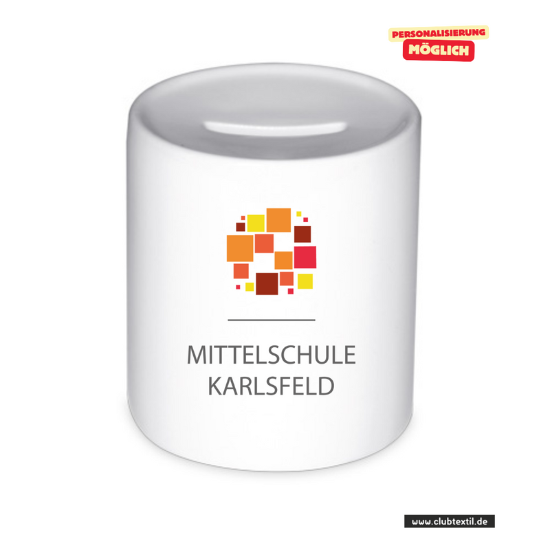 CT Spardose - Mittelschule Karlsfeld - Logo bunt