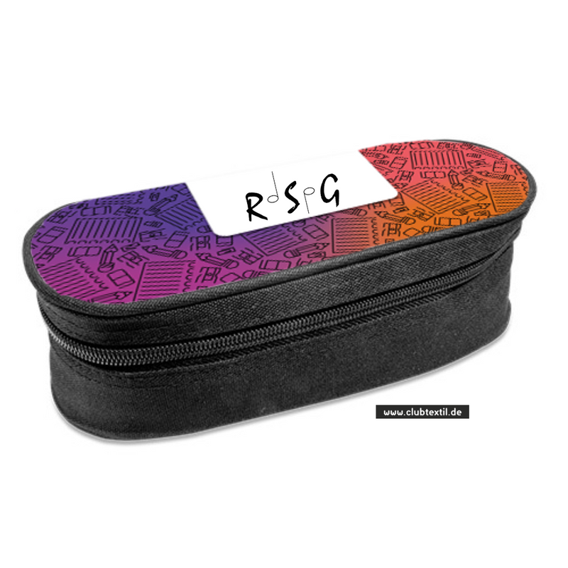 CT Stiftebox - rosa - Robert Schumann Gymasium Leipzig - Logo