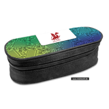 CT Stiftebox - blau - Mannheim Feudenheim Gymnasium - Logo Drache