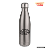 CT Thermoflasche - 500ml - silber - Mannheim Feudenheim Gymnasium - Logo Schriftzug