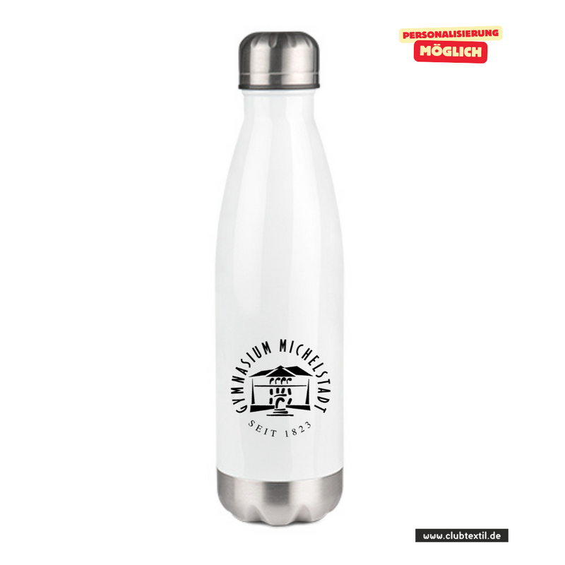 CT Thermoflasche - 500ml - weiß - Michelstadt Gymnasium
