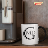 CT Tasse - schwarz - Marion-Dönhoff-Gymnasium - Logo schwarz