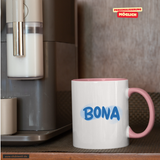 CT Tasse - rosa - St.-Bonaventura-Gymnasium Dillingen - Logo