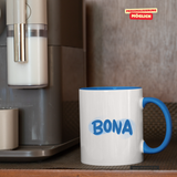 CT Tasse - blau - St.-Bonaventura-Gymnasium Dillingen- Logo