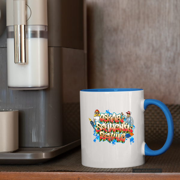 CT Tasse - blau - Oskar-Schwenk-Schule