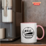 CT Tasse - rosa - Robert Schumann Gymnasium Leipzig - Logo
