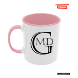 CT Tasse - rosa - Marion-Dönhoff-Gymnasium - Logo schwarz